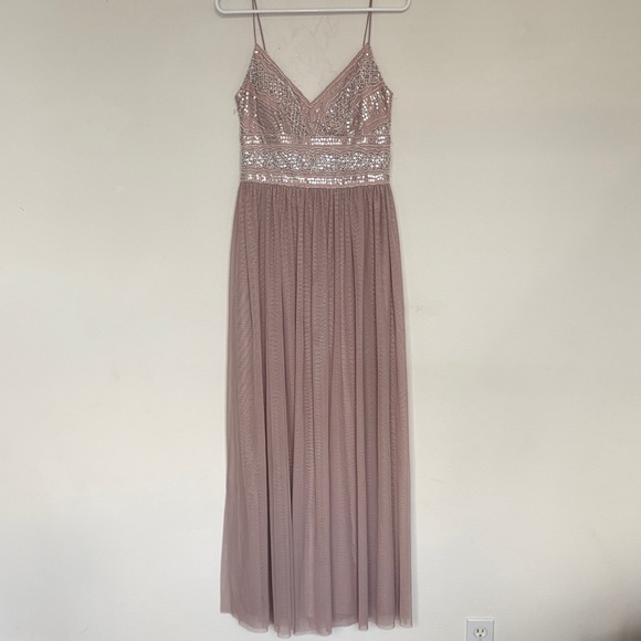 Adrianna Papell Dresses & Skirts - Adrianna Papell Mauve Maxi Dress Size 2